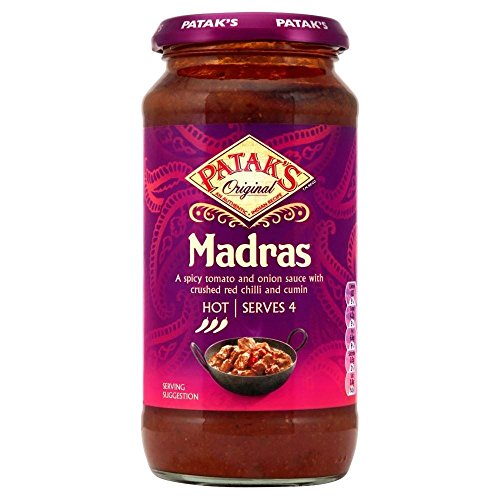 Patak von Madras Kochen Sauce (450 g) - Packung mit 2 von Patak's