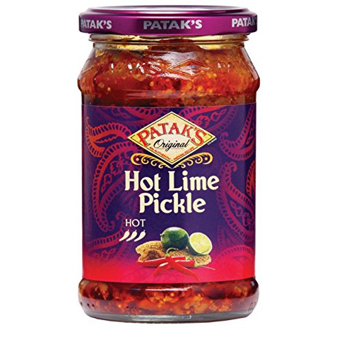 Pataks Hot Lime Pickle 283 g (3er Pack) von Patak's