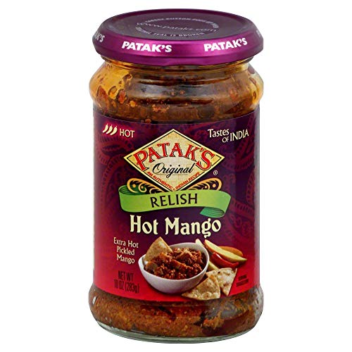 Pataks Hot Mango Pickle 6x283g Jars von Patak's