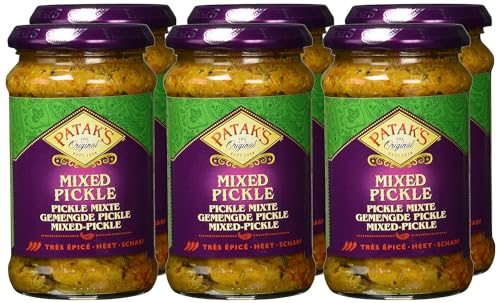Pataks Hot Mixed Pickle 6x283g Jars von Patak's