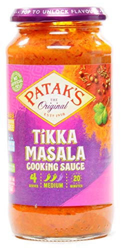 Pataks Indische Saucen und Pasten (Tikka Masala Sauce 2 x 450g) von Patak's