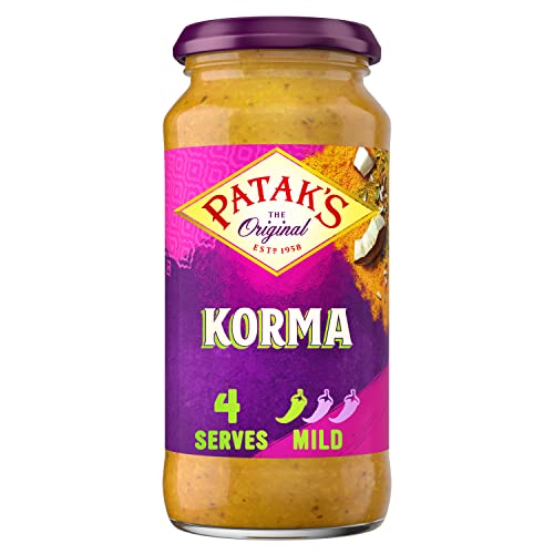 Pataks Korma - Coconut & Cream - Sauce 500g Pataks Korma - Coconut & Cream - Sauce 500g von Patak's