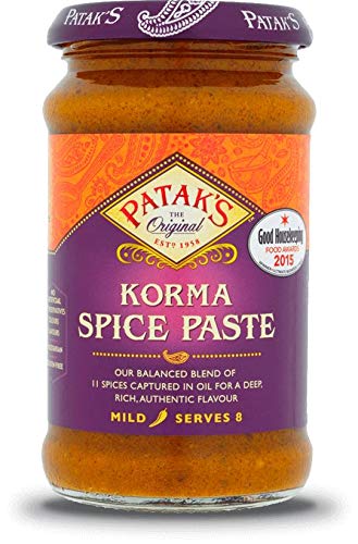 Pataks Korma Paste Gewürze 290 g Patak (Paket von 2) von Patak's