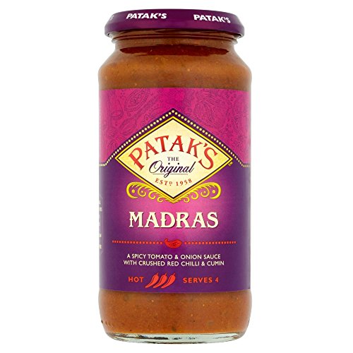 Pataks Madras Kochsoße (450 g x 6 x 1 Packung) von Patak's