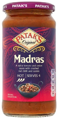 Pataks Madras Sauce Medium Hot 450g von Patak's
