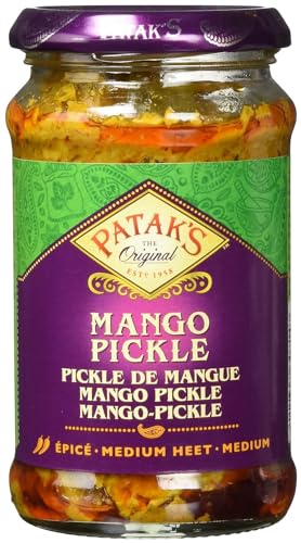 Pataks- Mango Pickle 283 Gr Schärfe medium von Patak's
