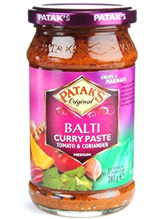 Pataks Medium Balti Curry Paste Tomaten und Koriander 6x283g Jars von Patak's