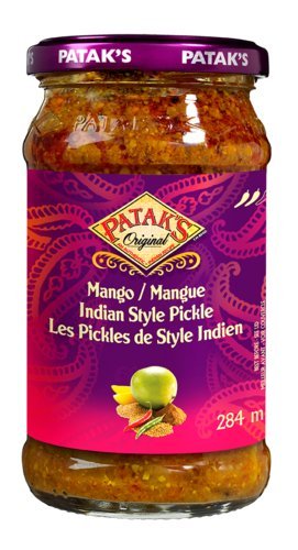 Pataks Medium Mango Pickle 6x283g Jars von Patak's