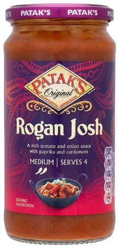 Pataks Rogan Josh (Tomato & Cardamom Sauce - medium strength) 500g von Patak's