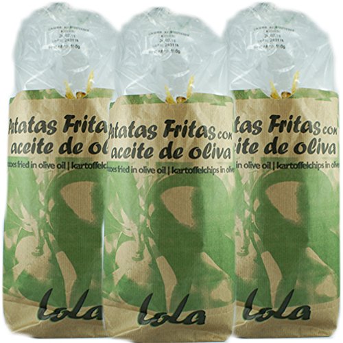 3x Patatas Fritas Marisa 'Kartoffelchips mit Olivenöl', 190 g von Patatas Fritas Marisa S.A.