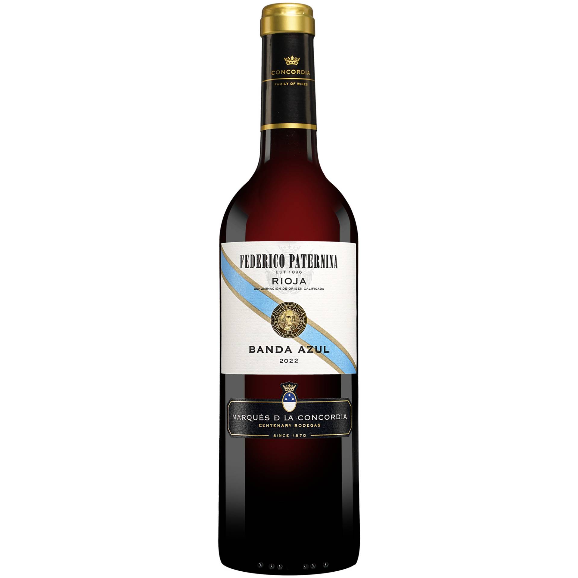 Banda Azul 2022  0.75L 13.5% Vol. Rotwein Trocken aus Spanien von Paternina