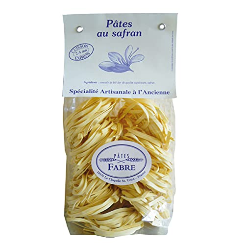 Pâtes Fabre Gourmet Tagliatelle mit edlem Safran 250g aus Frankreich von Pâtes Fabre