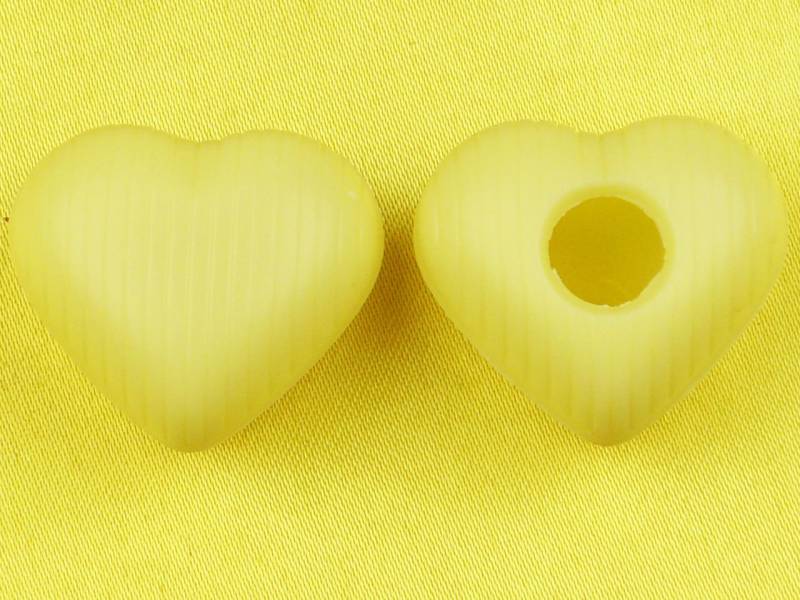 1 Folie Herz-Hohlkörper Medium Weiß von Cake-Masters Basics