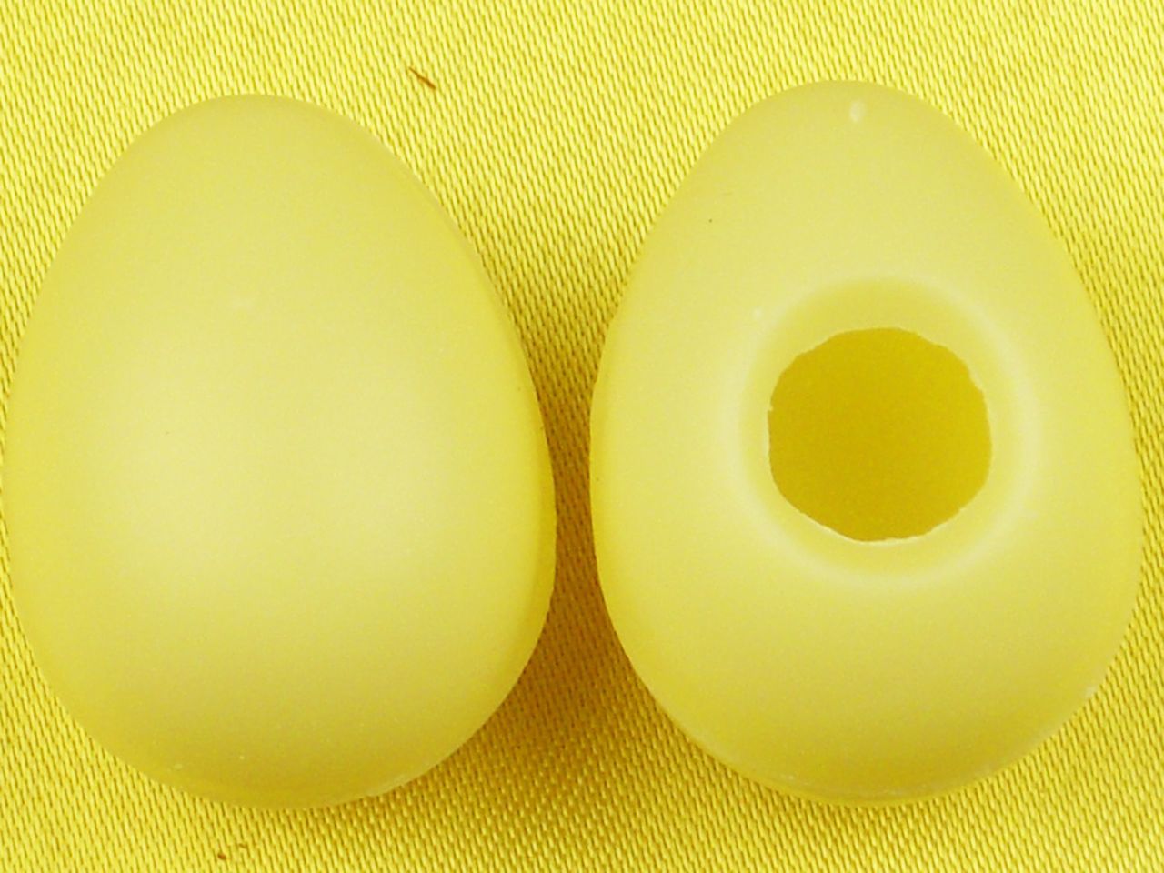 1 Folie Hohlkörper Medium-Eier Weiß von Pati-Versand