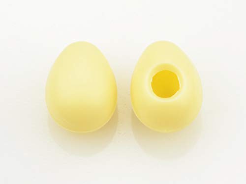 1 Folie Hohlkörper Mini-Eier Weiß von Pati-Versand