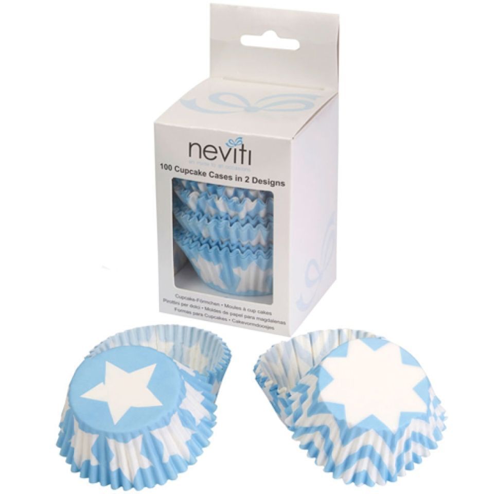 100 Muffinförmchen Set Ahoy Stern blau 100 Muffinförmchen Set Ahoy Stern blau von Pati-Versand