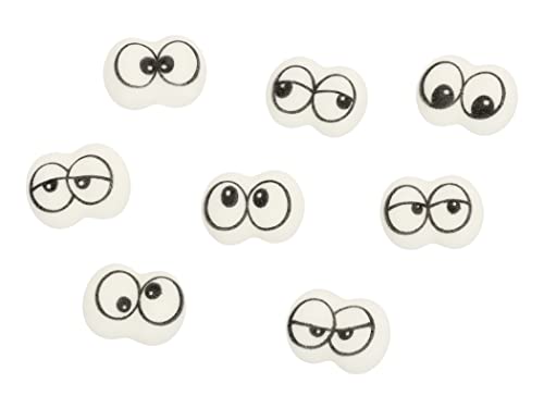 Augen Comic aus Zucker, 24 Stück Augen Comic aus Zucker, 24 Stück von Pati-Versand