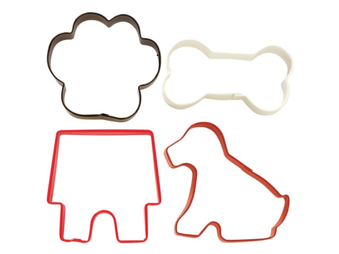 Ausstecher-Set Hund & Hütte für Kekse, 4 Ausstecher von Wilton Ausstecher-Set Hund & Hütte für Kekse, 4 Ausstecher von Wilton von Pati-Versand