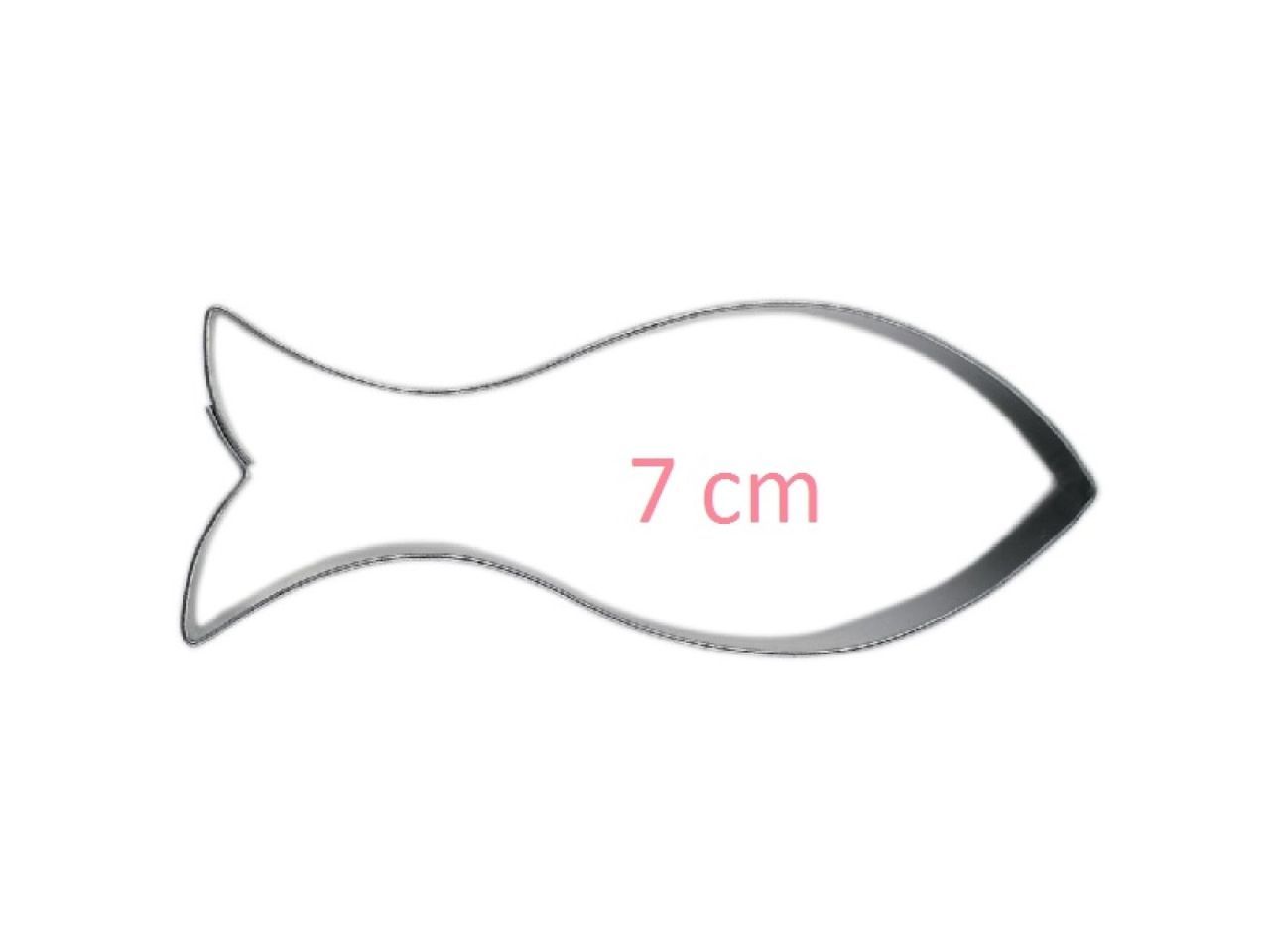Ausstechform Christen-Fisch für Kekse & Plätzchen, 7 cm Ausstechform Christen-Fisch für Kekse & Plätzchen, 7 cm von Pati-Versand