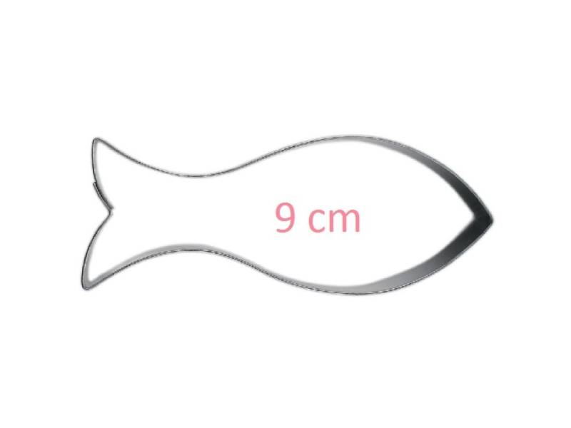 Ausstechform Christen-Fisch für Kekse & Plätzchen, 9 cm von Pati-Versand