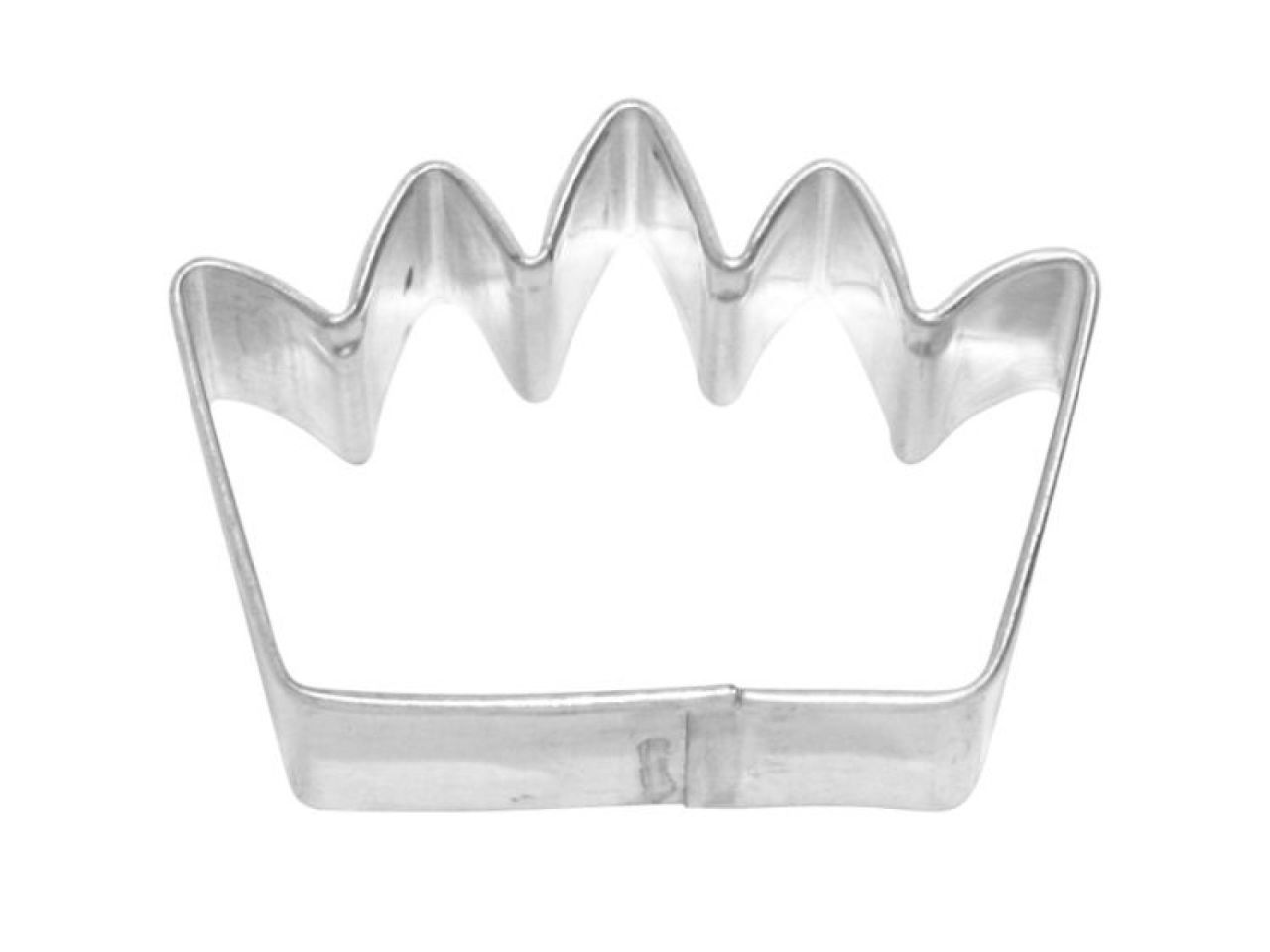 Ausstechform Krone, Weißblech, 5,5 cm Ausstechform Krone, Weißblech, 5,5 cm von Pati-Versand