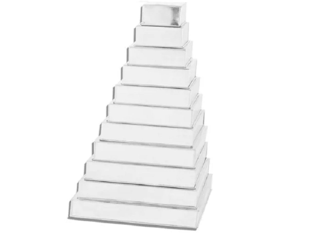 Backformen-Set Quadrat, 11er, ca. 10 - 35,5 cm Backformen-Set Quadrat, 11er, ca. 10 - 35,5 cm von Pati-Versand