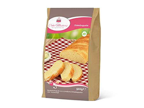 Backmischung Baguette Dinkel Dinkelbaguette 500g inkl. Hefe (8,98 €/ 1 kg) von Pati-Versand