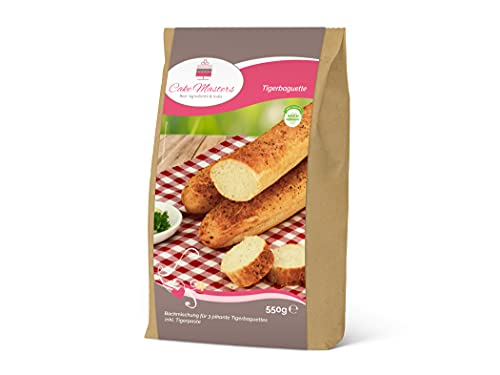 Backmischung Baguette Tigerbaguette 550g inkl. Hefe (8,16 €/ 1 kg) von Pati-Versand