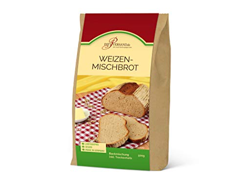 Backmischung Weizenmischbrot 500g mit 70 % Weizen und 30% Roggen, inkl. Hefe von Pati-Versand