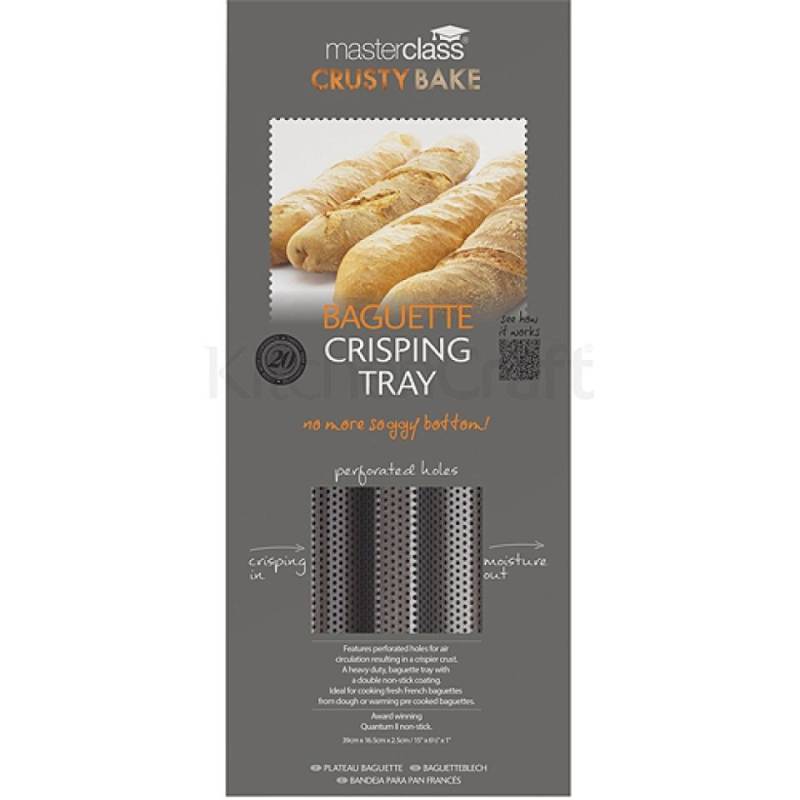 Baguette Backform 39 cm, gelocht von Pati-Versand