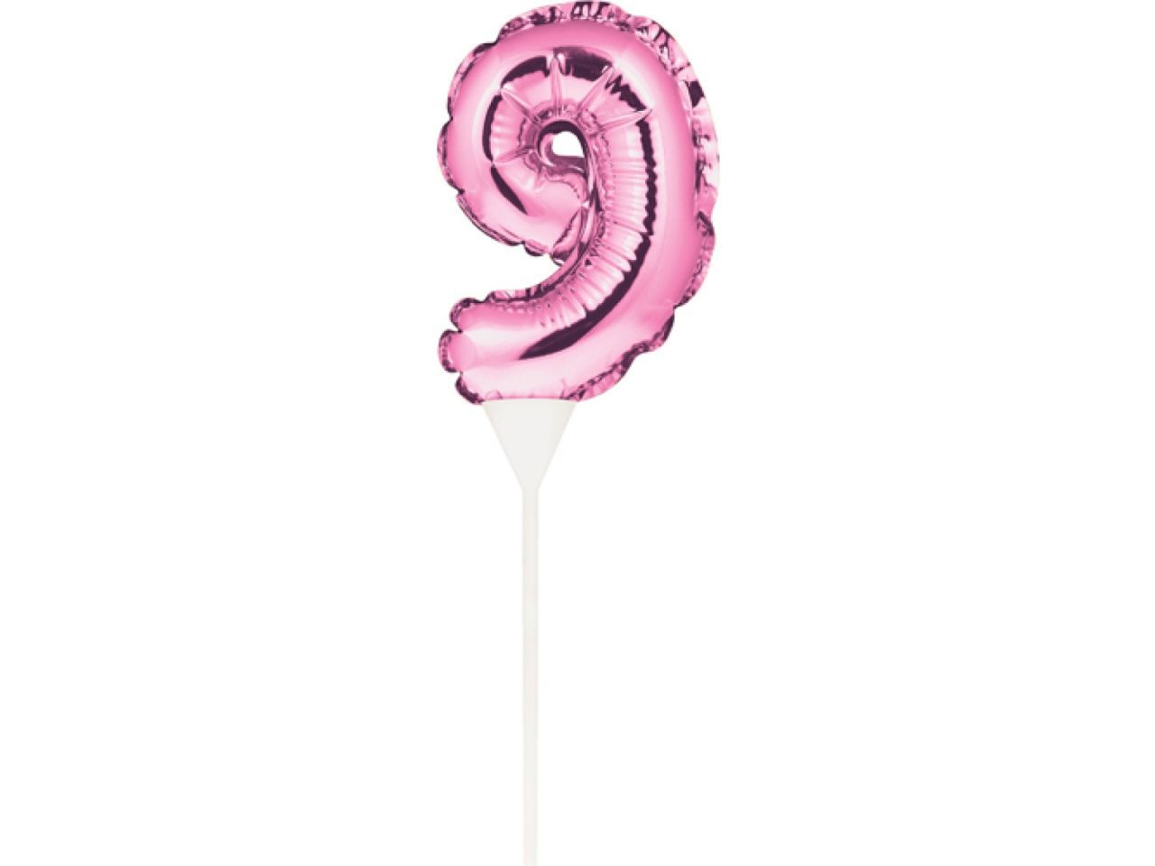 Ballon-Topper Zahl 9, Pink, 13 cm Ballon-Topper Zahl 9, Pink, 13 cm von Pati-Versand