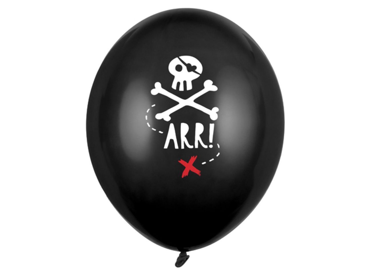 Ballons Totenkopf, Halloween, Piraten, 6 Stk. Ballons Totenkopf, Halloween, Piraten, 6 Stk. von Pati-Versand