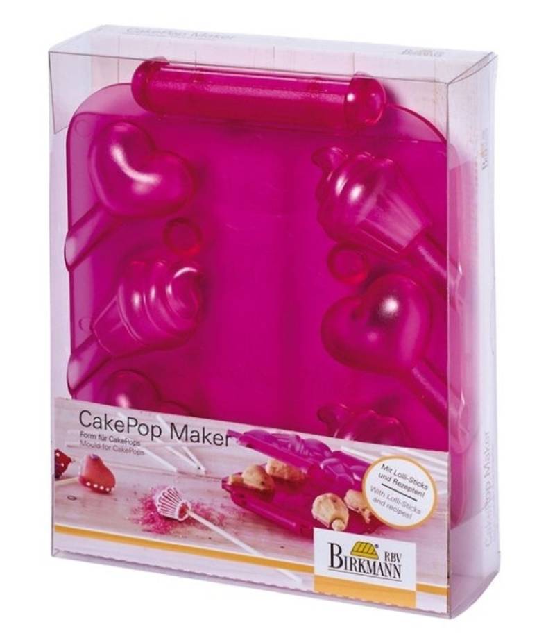 Birkmann Cake-Pops Former Valentine, 6 fach, mit 12 Stiele und Rezepten von Pati-Versand