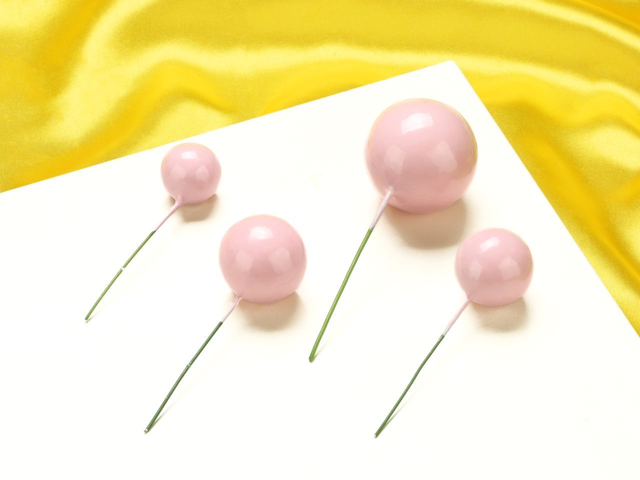 Bubbles Einstecker rosa 20 Stück von Cake-Masters Basics