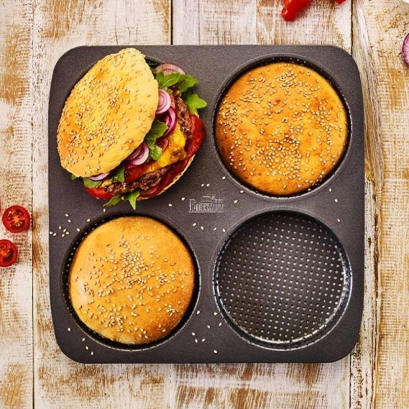 Burger Brötchen Backblech von Pati-Versand