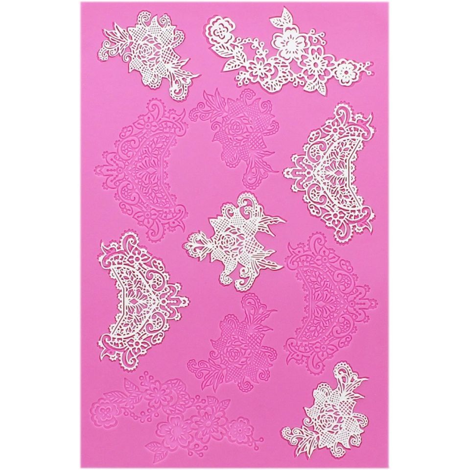 Cake Lace Claire Bowmann für essbare Spitze Sweet Lace 38x26 cm von Pati-Versand