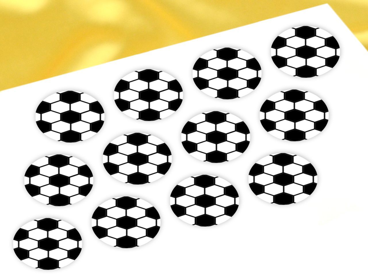 Cupcake Buttons Fußball 12 Stück Cupcake Buttons Fußball 12 Stück von Cake-Masters Basics
