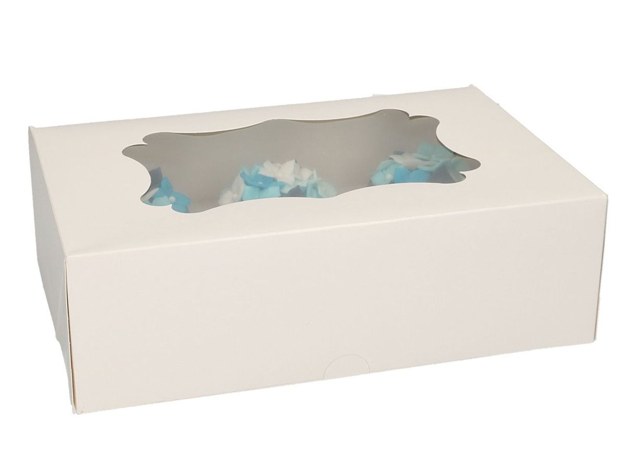 Cupcake-Muffin 6er Box mit Fenster weiß Cupcake-Muffin 6er Box mit Fenster weiß von Pati-Versand