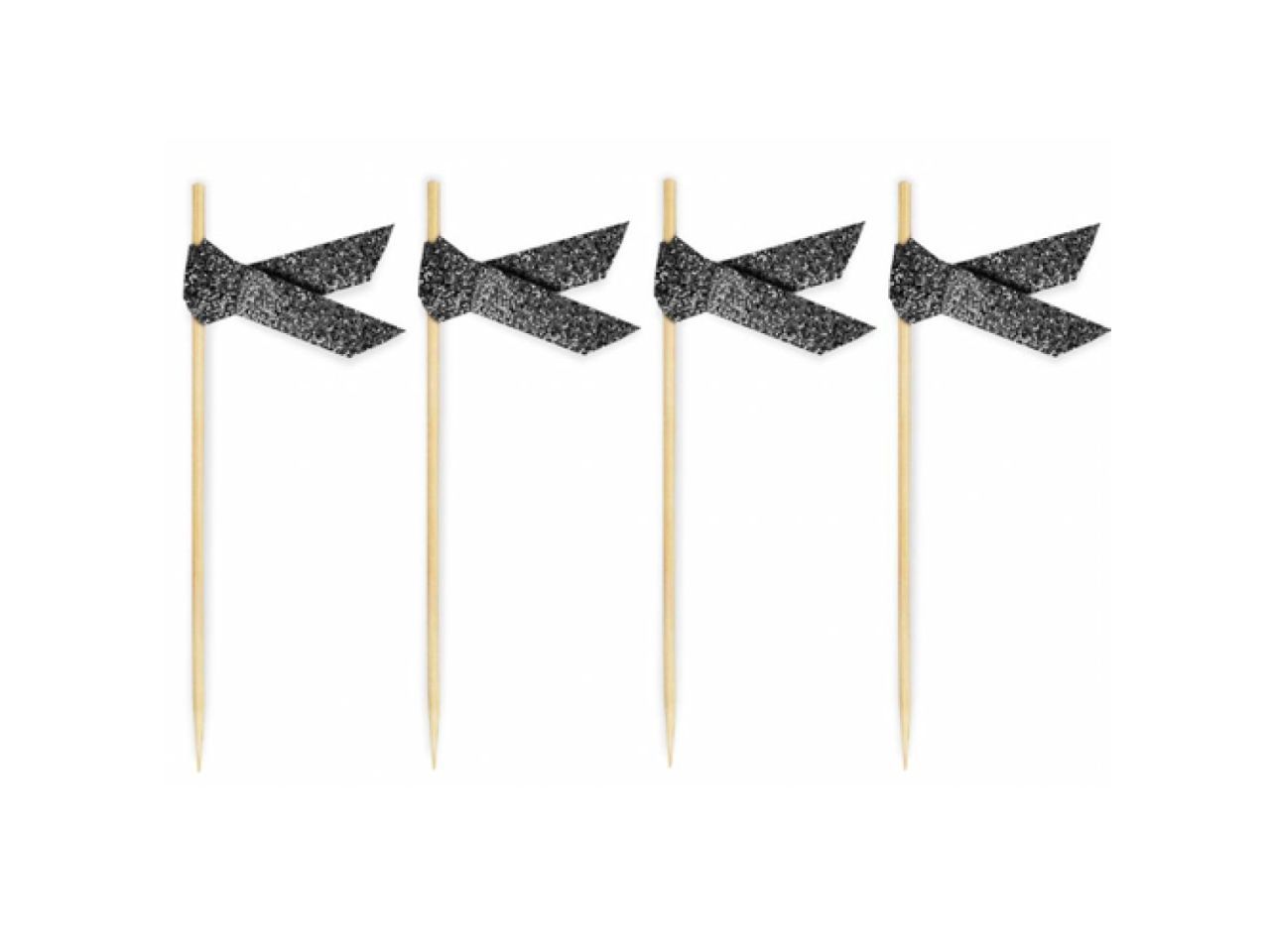 Cupcake-Picker Schwarz Glitzer Cupcake-Picker Schwarz Glitzer von Pati-Versand