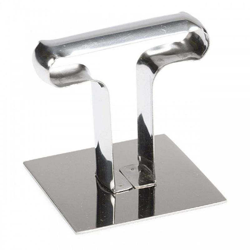 Dessertring Andrücker quadrat 6 cm, Edelstahl von Pati-Versand