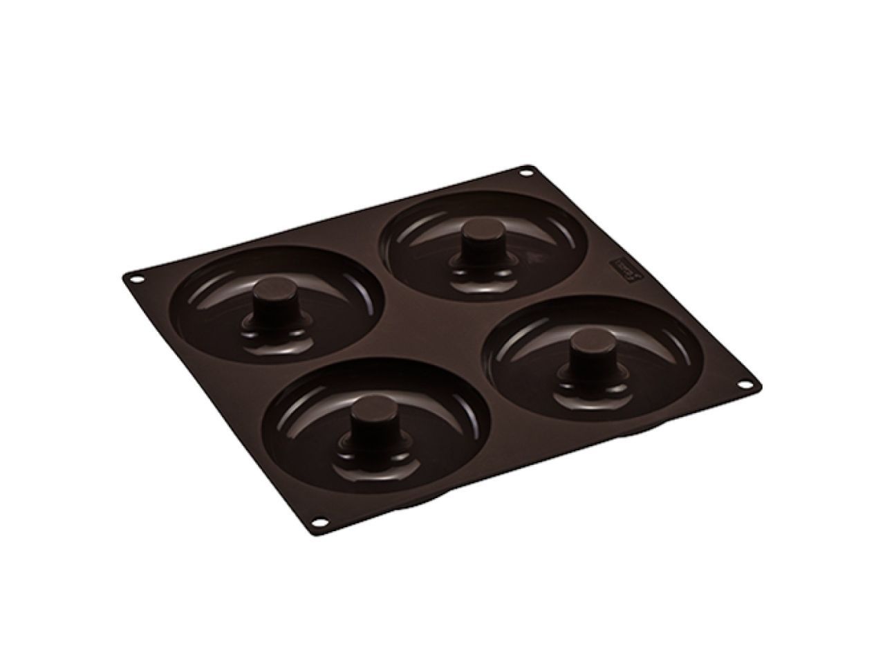 Donuts- und Bagel Silikon Backform, 26x26 cm von Pati-Versand
