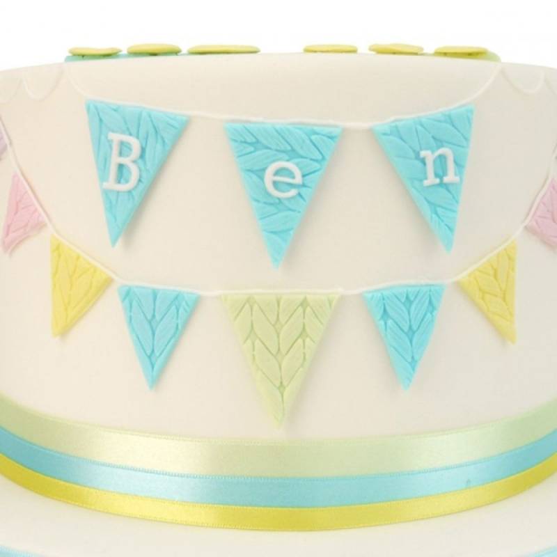 FMM Ausstecher Girlande für Fondant & Blütenpaste, 3er Set von Pati-Versand