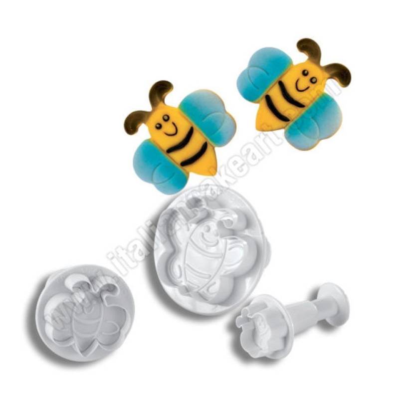 Fondant Ausstecher mit Auswerfer Biene von Pati-Versand