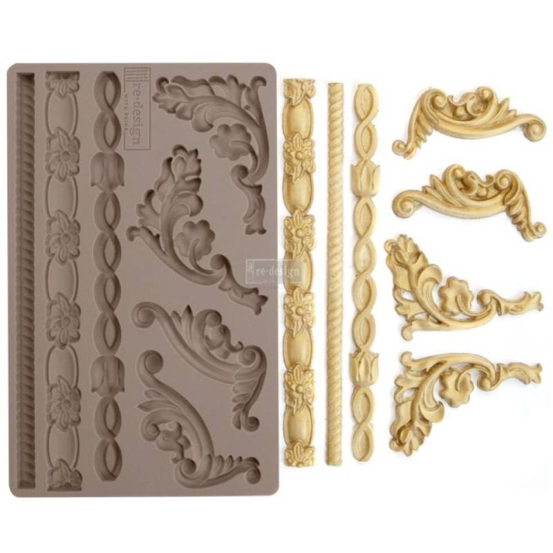 Fondantform Italian Accents 12x20 cm von Pati-Versand