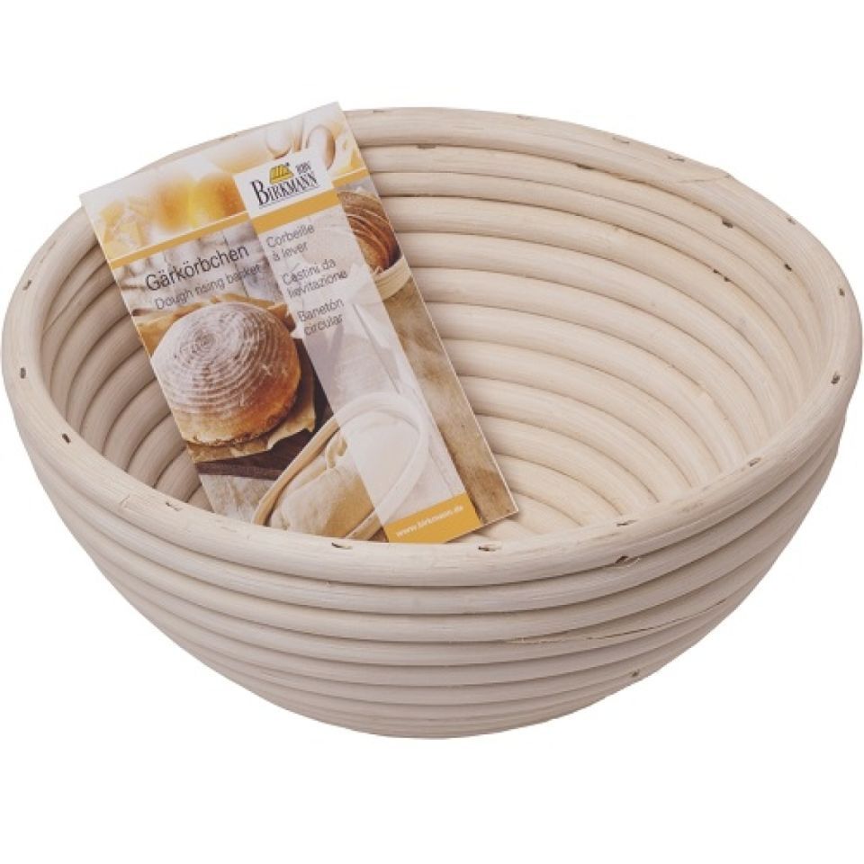 Gärkorb, rund, 18x8cm Brote 800g bis 1500 g von Pati-Versand
