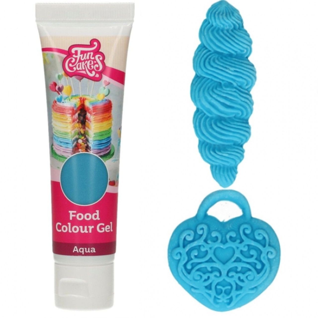 Gelfarbe Aqua, 30 g, FunCakes Gelfarbe Aqua, 30 g, FunCakes von Pati-Versand