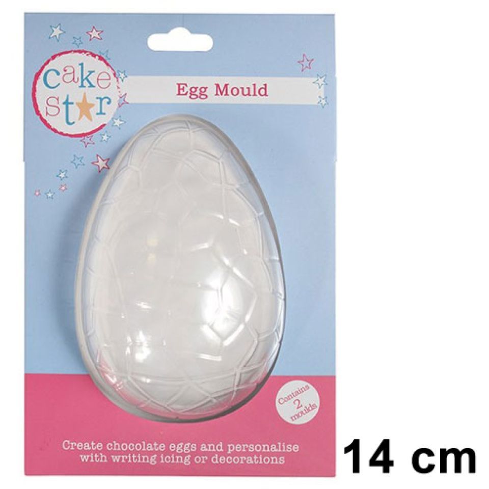 Gießform für Schokolade/Bonbon, 3D Ei, 2er Set, Large von Pati-Versand