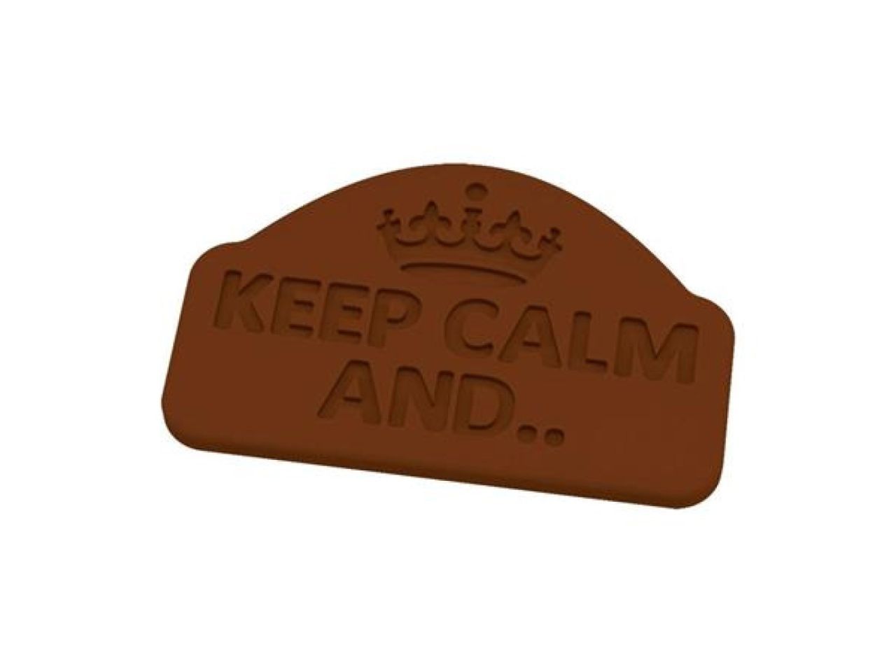 Gießform für Schokolade Keep calm and... Gießform für Schokolade Keep calm and... von Pati-Versand