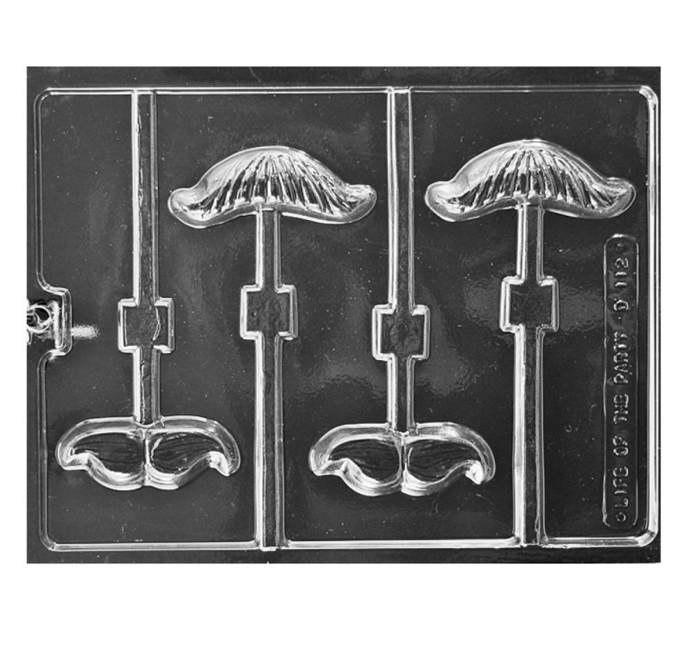 Gießform für Schokolade & Kuvertüre, Mustache, Schnurrbart - 2 Designs Gießform für Schokolade & Kuvertüre, Mustache, Schnurrbart - 2 Designs von Pati-Versand