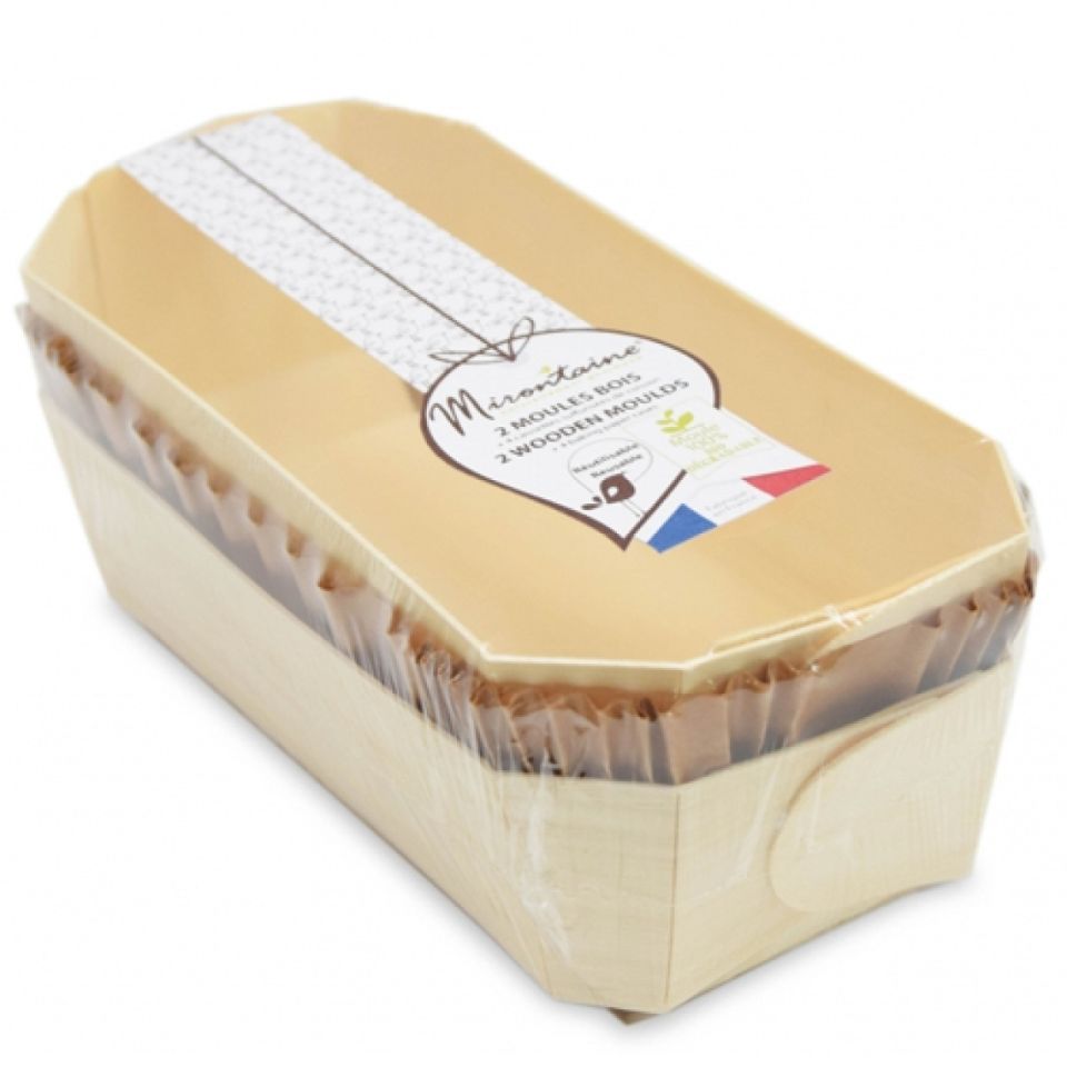 Holzbackformen mit Einlegern, 2 Stück, 24 cm Holzbackformen mit Einlegern, 2 Stück, 24 cm von Pati-Versand